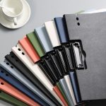 A4 Clipboard Folder Clip File Organizer Waterproof – Blue - Image 2