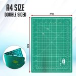 MCC Cutting Mat PVC A4 Double-sided Self-healing Board – Green
