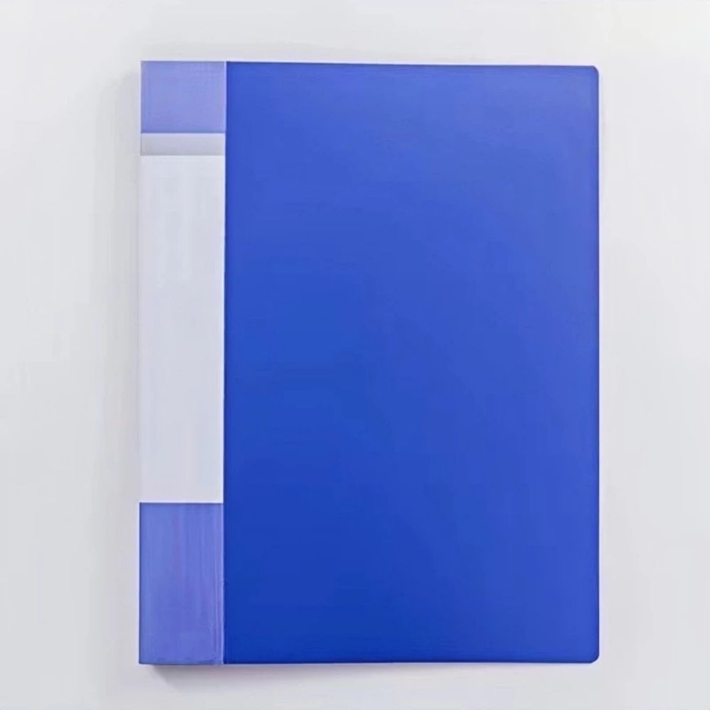 CNW-3.jpg A4 Size 100 Pocket Clear Book / Display Book – Blue - Image 1
