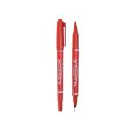 Double Head Marker Pen – Red