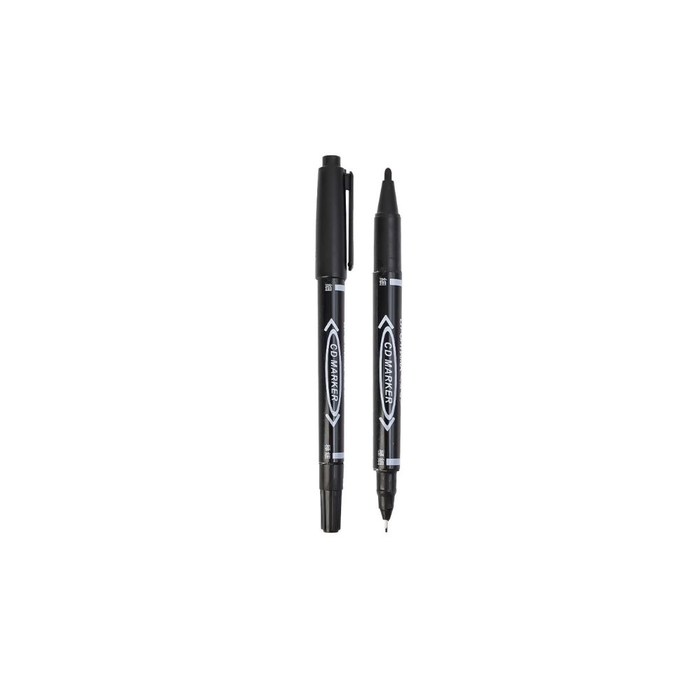 CNW-41.jpg Double Head Marker Pen – Black - Image 1