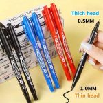 Double Head Marker Pen – Black - Image 2