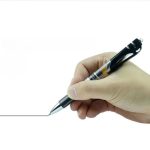 1PC 0.5mm Carbon Press Gel Pen - Blue - Image 2