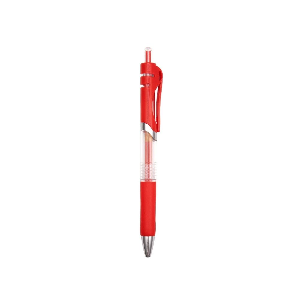 CNW-59.jpg 1PC 0.5mm Carbon Press Gel Pen - Red - Image 1
