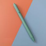 Macaron Press Gel Pen Black Student Signature Pen - Green