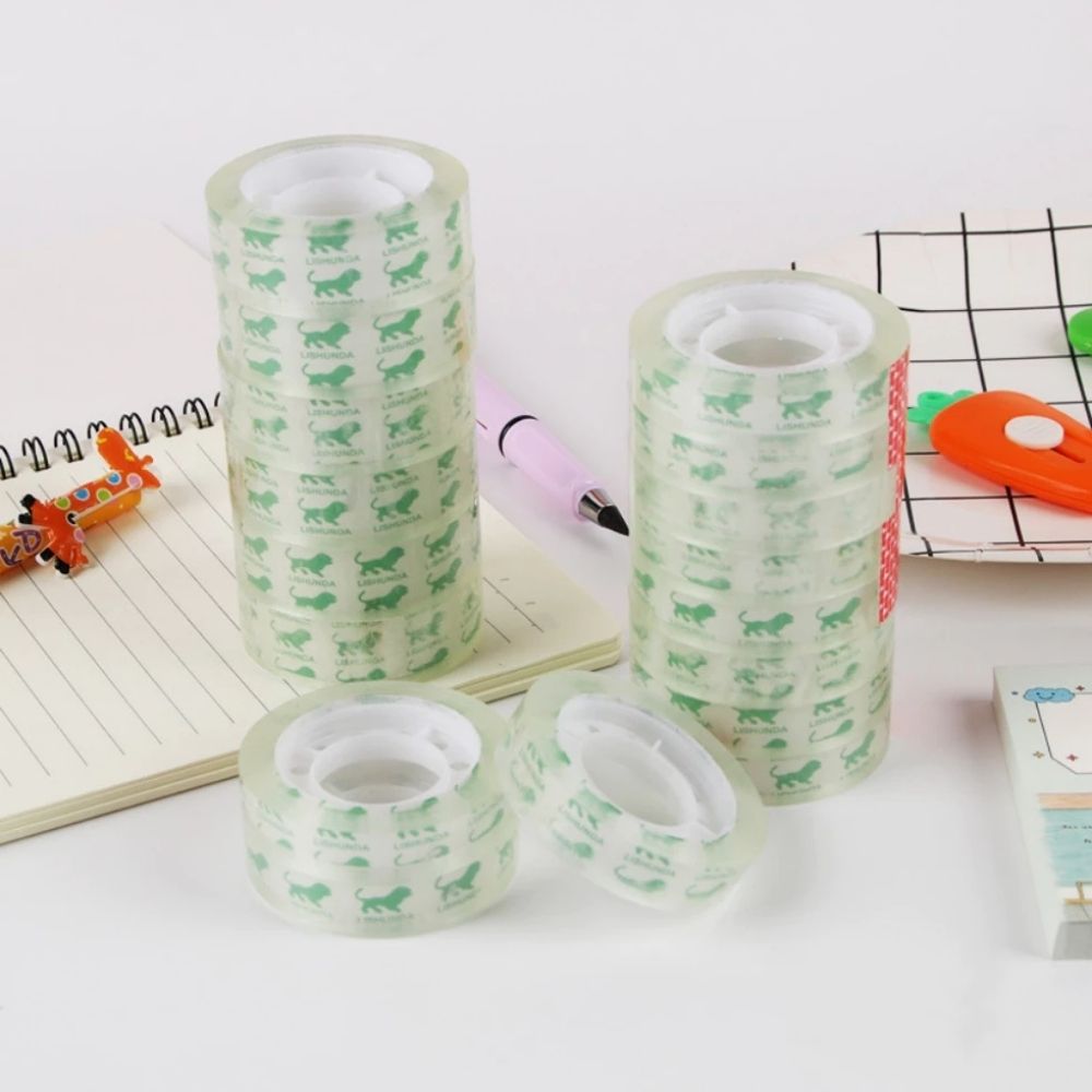 CNW-69.jpg Small Cellophane Tape 12mm x 30mm OPP – Transparent White - Image 1
