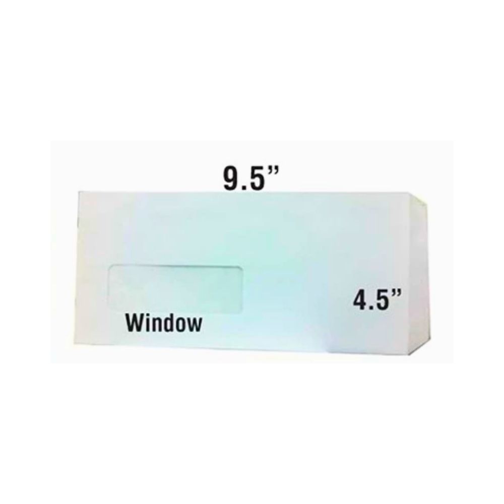 CNW-77.jpg White Window Envelope 4.5" x 9.5" Peel & Seal (500 Pcs/Box) - Image 1